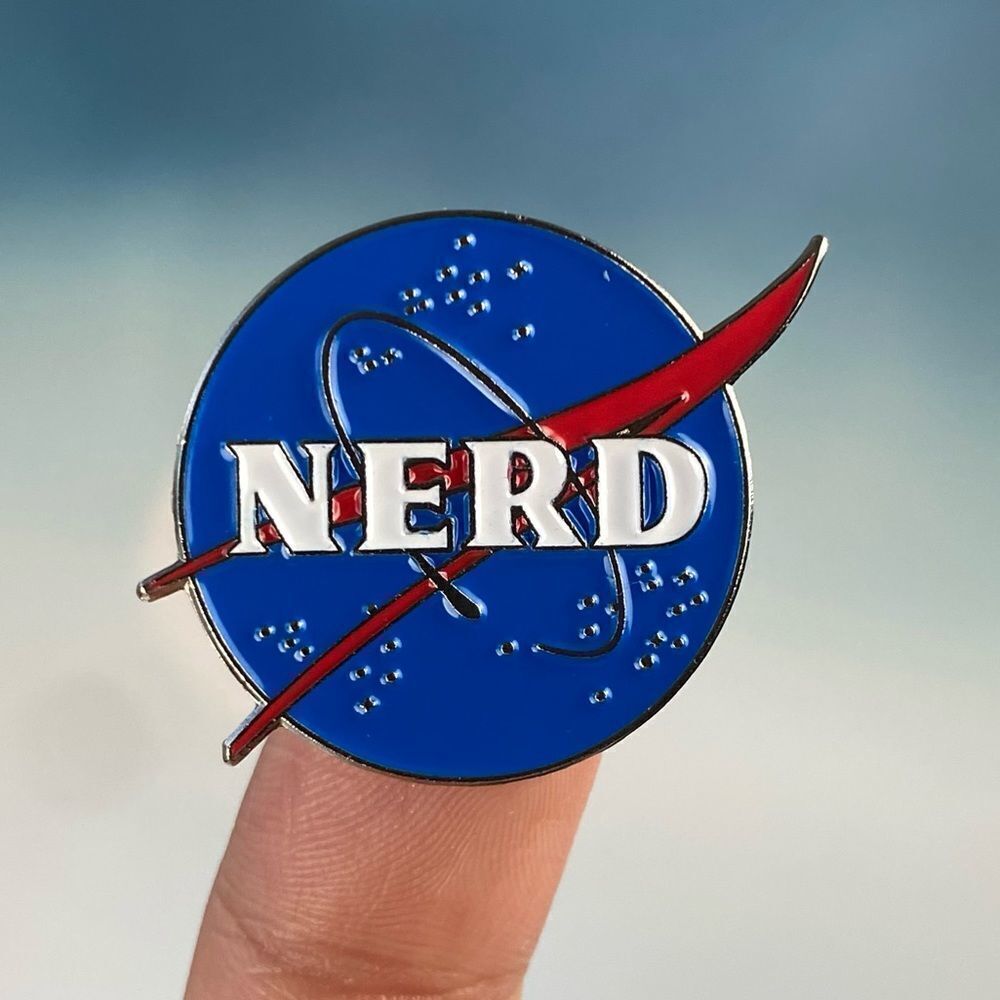 Nerd Enamel Pin/ Brooch Lapel